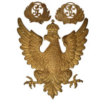 Brass Eagle and Military Cockades - Front