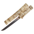 Japanese Carved Ivory Tanto - Blade Side Two