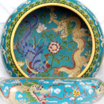 Dragon and Phoenix Cloisonne Bowl - Center and Side