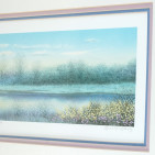 Alaniz "Spring Sunset II" Lithograph - Right Side