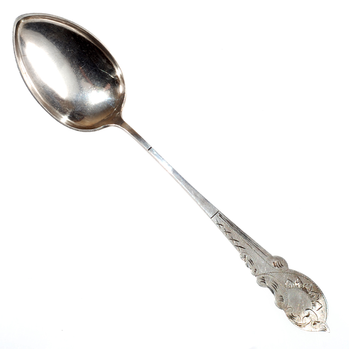 10-0032A Inga Norwegian 830 Silver Spoon – Front – Buy – Collect – Sell