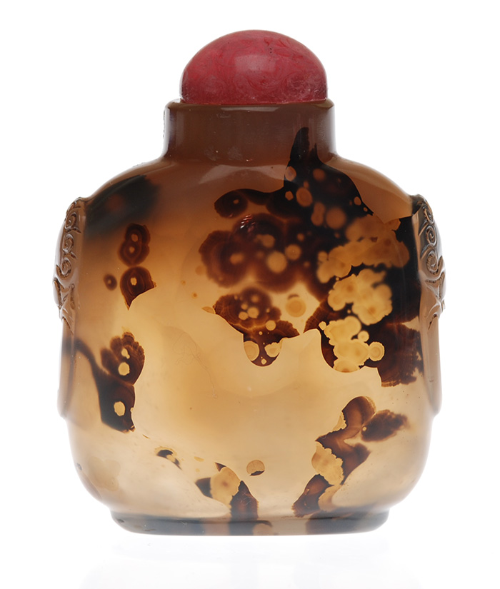 Collectible Natural Agate Stone Carved Small Snuff Bottle ws1251S – Golden  Lotus Antiques