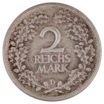 Germany - Weimar Republic 2 Reichsmark KM# 45 1926
