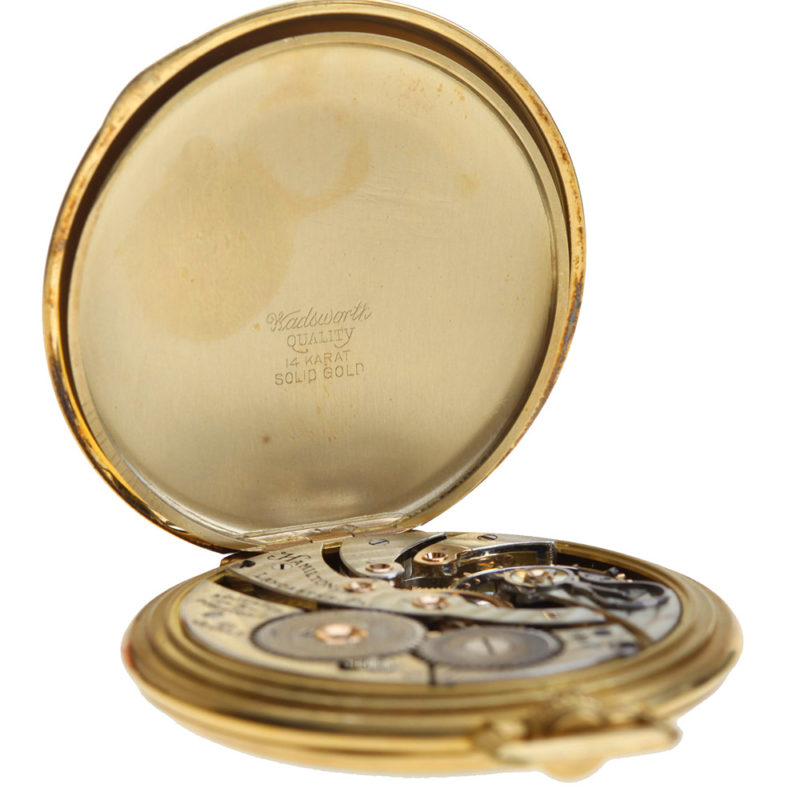 wadsworth pocket watch case serial numbers