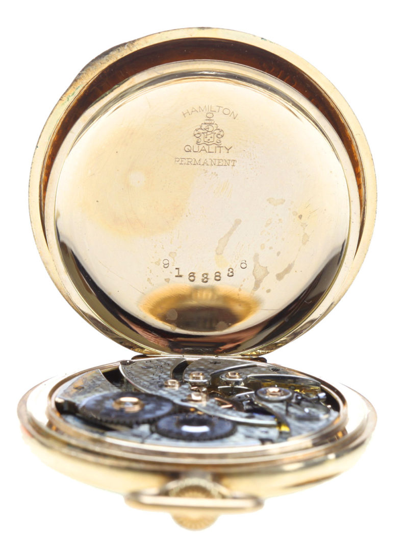 Hamilton 12s 19j Grade 900 Model 1 Open Face Pocket Watch, circa 1915 ...