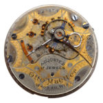 Seth Thomas 18s 17j Grade 182 Private Label Otto Mueller Adjusted Openface Lever Set Two-Tone Movement