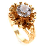 14k Gold Ring with CZ