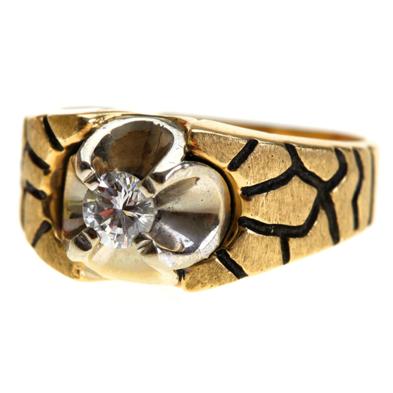 14k gold diamond ring