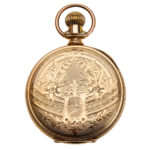 Illinois 14k Solid Gold 16 Size 17 Jewel Getty Grade 174 Model 4 Private Label Pocket Watch