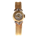 Ladies Vintage 14K Solid Gold Diamond Blancpain Watch