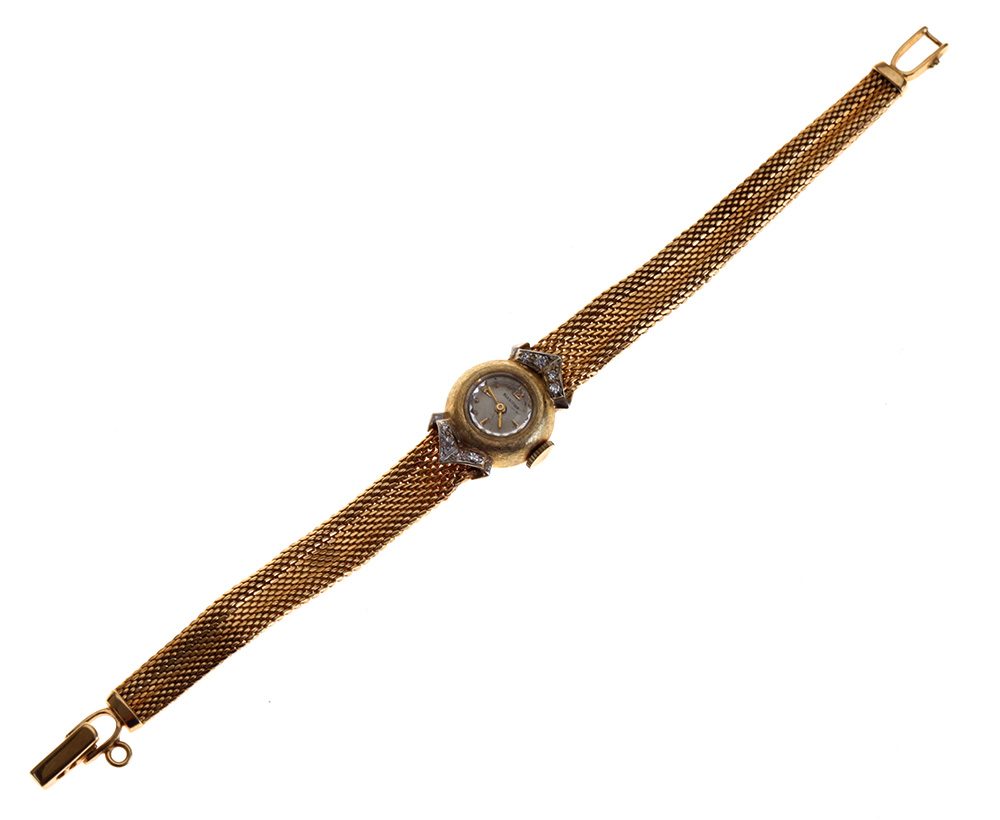 Ladies Vintage 14K Solid Gold Diamond Blancpain Watch