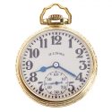 Illinois 21 Jewel Type III 60 Hour Bunn Special Model 14 Railroad Pocket Watch