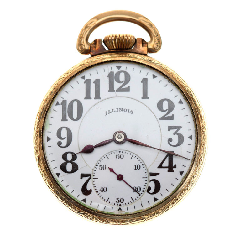 Illinois Bunn Special 16 Size 21 Jewel Model 9 Railroad Pocket Watch ...