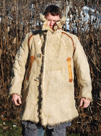 SOLD – German WW2 Wehrmacht Winter Fur Sheepskin Anorack Great Coat ...