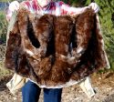 Anorak Long Sleeved Rabbit Fur Vest