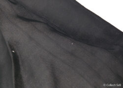 Hitler Youth Black Scarf Neckerchief with Braided Leather Woggle, WWII German