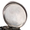 Remontoir Cylindre 10 Rubis in Silver Case Pocket Watch
