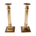 Pair of Vintage Brass Candle Holders1