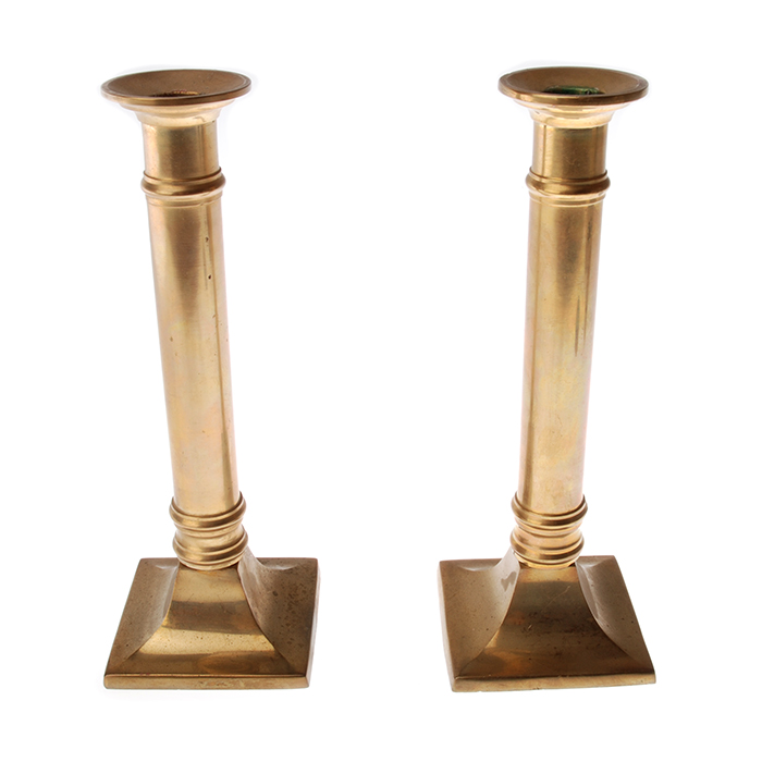 Pair of Vintage Brass Candle Stick Holders – Buy – Collect – Sell