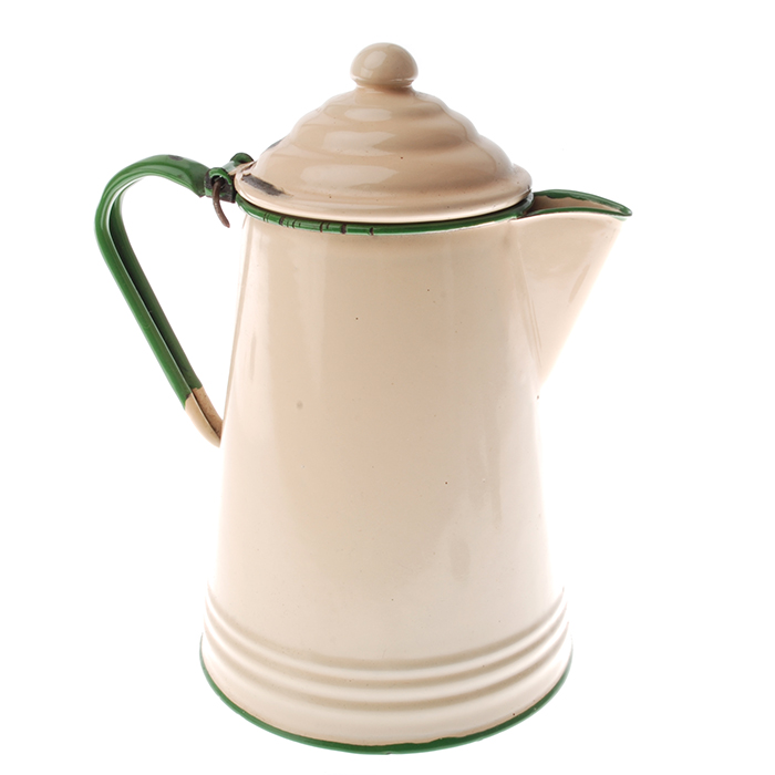 enamel kettle camping teapot new vintage