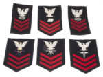 US Navy Petty Officer First Class Uniform Shoulder Sleeve Patches