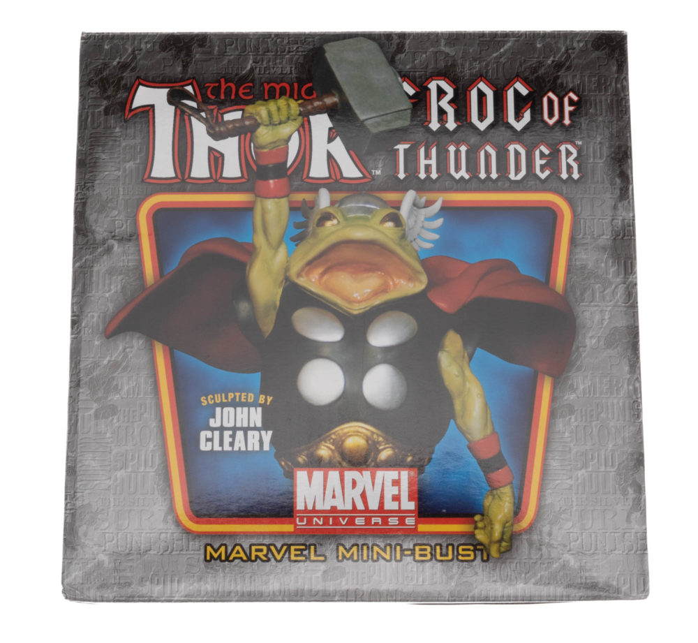 14-0025 The Mighty Thor Frog of Thunder Bowen Designs Marvel Universe Mini-Bust Statue Marvel Universe Mini-Bust