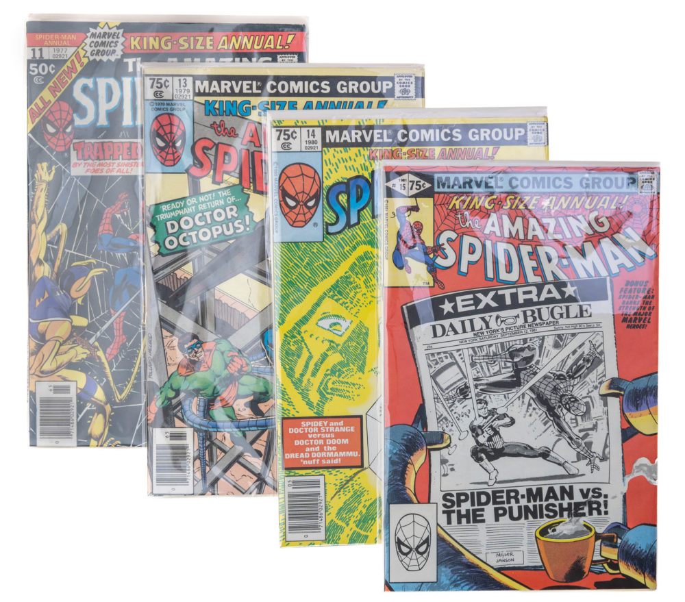 14-0054- (4) Annual Amazing Spider-Man Comic Books 1977-1981