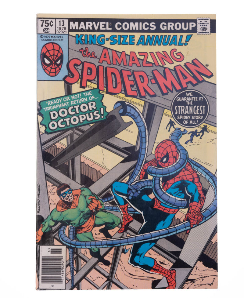 #13 December 1979| Bronze Age | .75 | Doctor Octopus (Otto Octavius) Appearance. NEWSSTAND EDITION