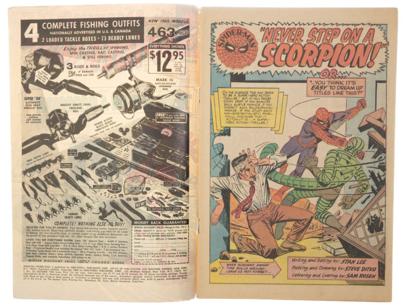 Amazing Spider-Man #29 1965 2nd Appearance of The Scorpion