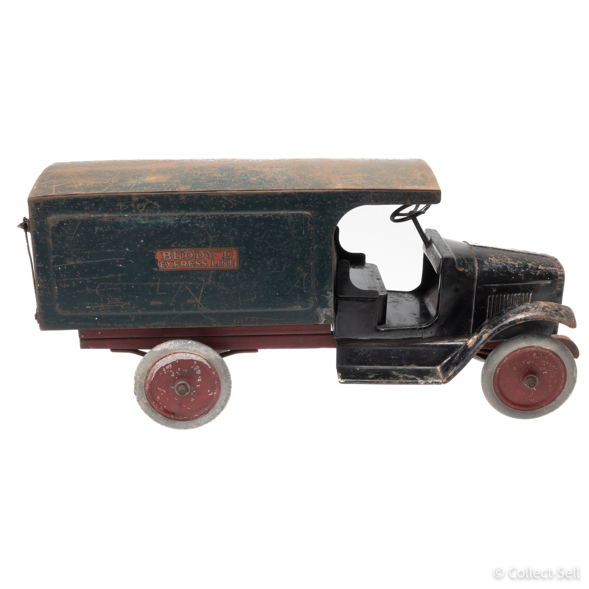 Large Delivery Pressed Steel Toy Truck