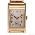 Hamilton Gilmore 10K Gold 19 Jewel Mechanical Wrist Watch, c. 1952