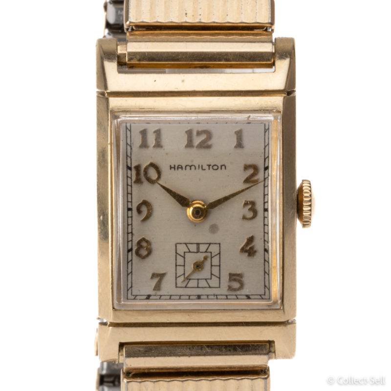 Hamilton Gilmore 10K Gold 19 Jewel Mechanical Wrist Watch, c. 1952