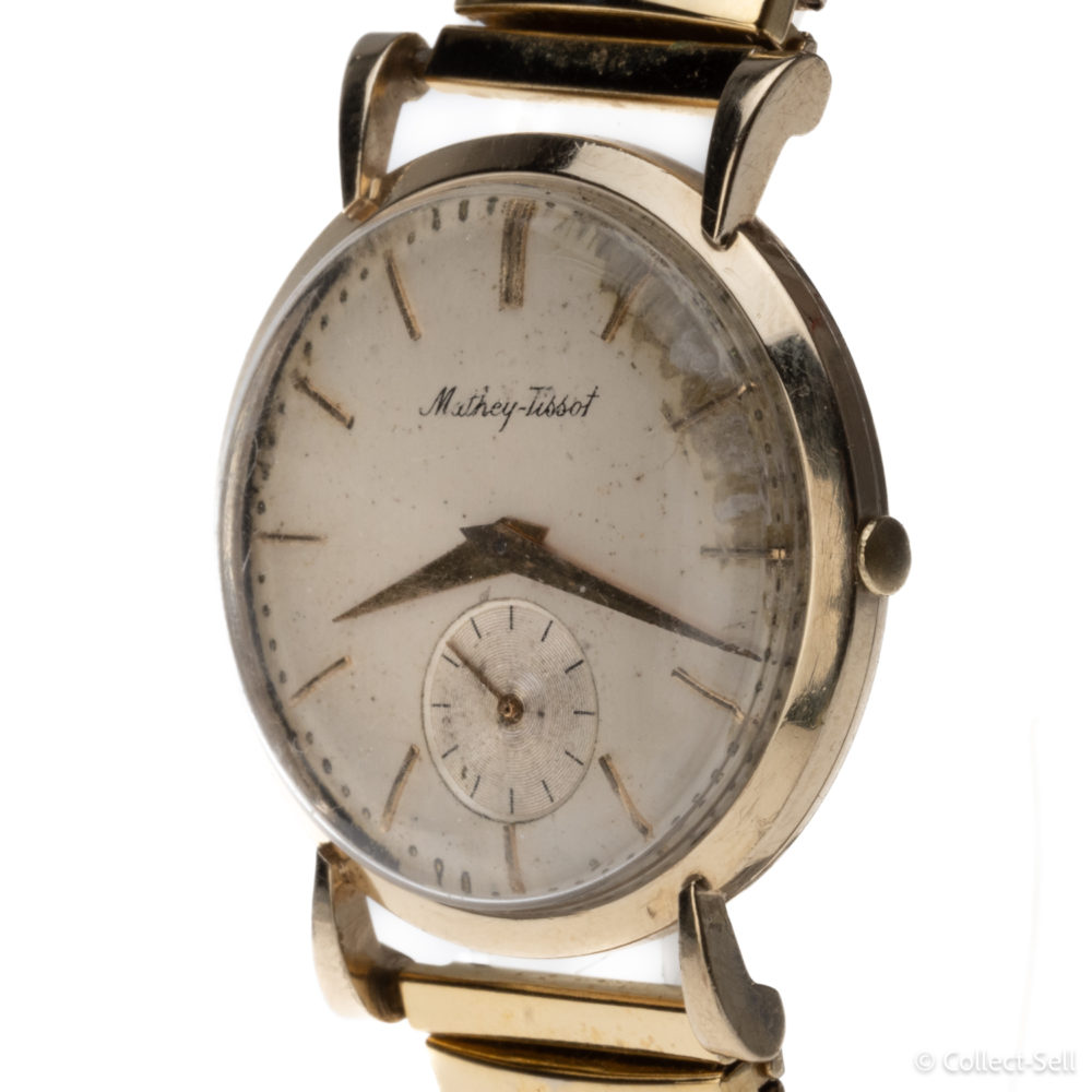 Mathey - Tissot 14K Gold Wrist Watch