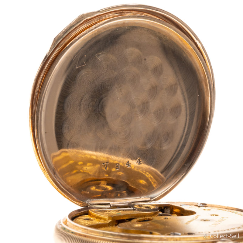 1887 Waltham Hunting Gold Pocket Watch