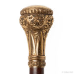 Gold Walking Stick Cane dated July 4th 1886
