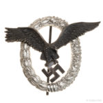 Luftwaffe Pilot Badge by C.E. Juncker Aluminum