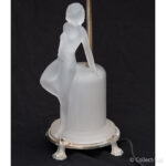 Aladdin Model G-77 Susie Electric Frosted Table Lamp