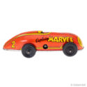 1947 Captain Marvel Tin Wind-Up Car - Automatic Toy Co. - Fawcett Publications