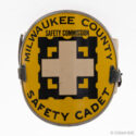 Vintage Milwaukee County Safety Cadet Armband Badge w belt - NEW old stock