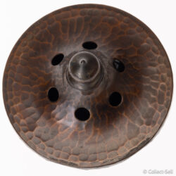 Top view of lid on Roycroft incense burner