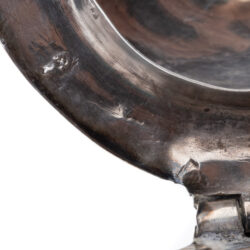 George IV 1824 sterling silver and cut glass mustard pot by Thomas Watson & Co mark