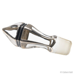 Antique Art Nouveau Silver Overlay Cruet stopper