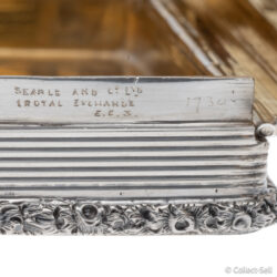 Searle and Co Ltd, Royal Exchange EC3 engraving inside silver box, c.1935