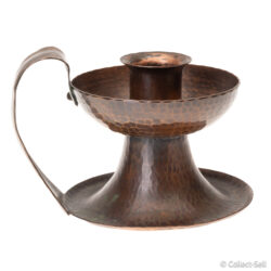 Rear angle view with handle and candle socket visible