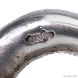 Zaanlandse Zilversmederij Dutch cow creamer, .835 hallmark close-up